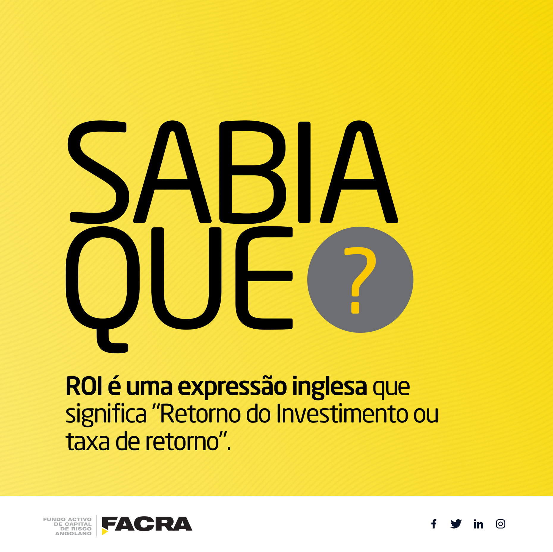 FACRA – Fundo Activo de Capital de Risco Angolano